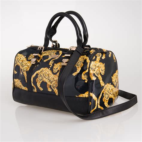 versace leopard print bag